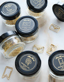 Idlewild Co. - Gold Plated Paper Clips (Jar of 25) | Monstera