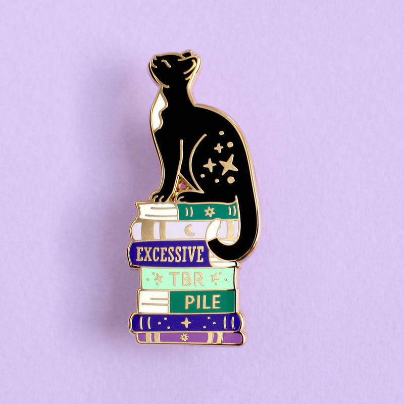 Glitter Punk - Excessive TBR Cat Enamel Pin
