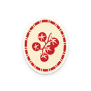Ruff House Print Shop - Framed Tomato Sticker
