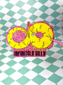Beeftopia - Infinitely Silly | Worm on a String Unusual Vinyl Sticker