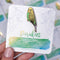 Botanical Bright - Green Parakeet Budgie Enamel Pin
