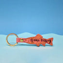 Ark Colour Design - Gone Fishing Leather Key Fob