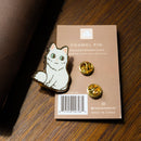 Thousand Skies - Enamel Pin - White Cat