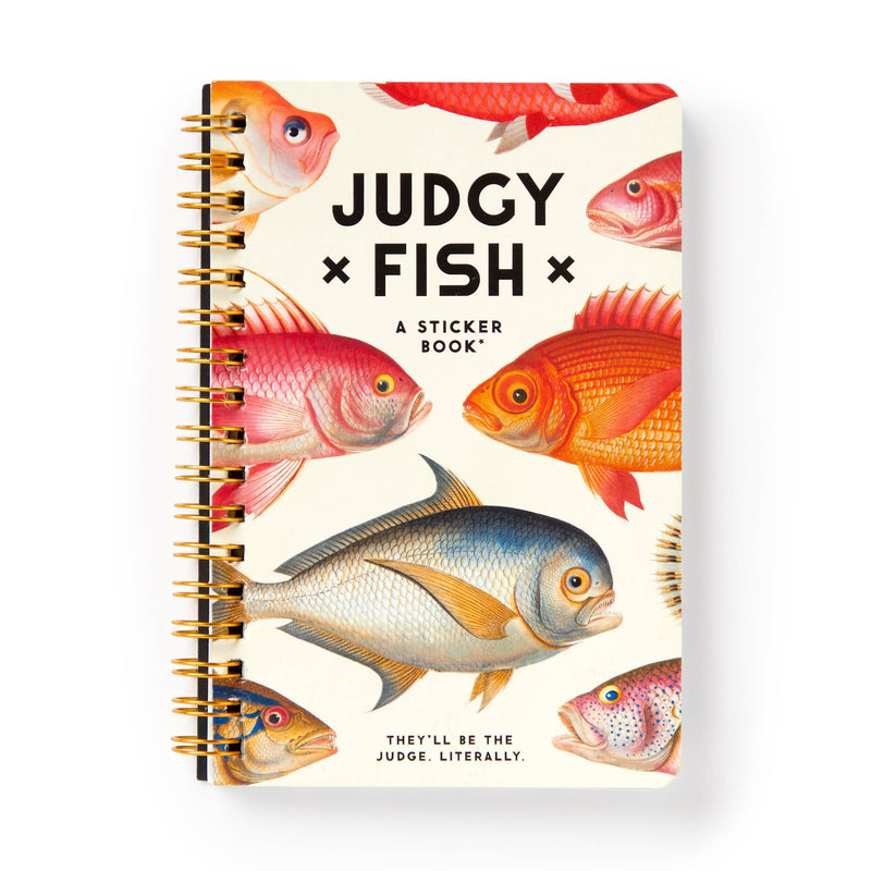 Chronicle Books - Brass Monkey Judgy Fish Sticker Book