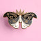 Glitter Punk - Moth enamel pin