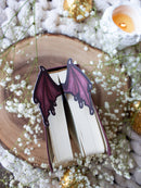 Meaggie Moos - 3D Dragon Wings Bookmark | Soft Touch: Black