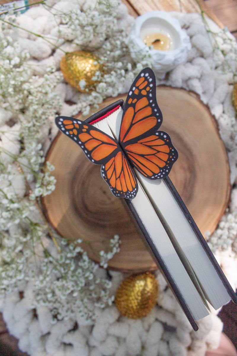 Meaggie Moos - 3D Monarch Butterfly Wings Bookmark | Soft Touch