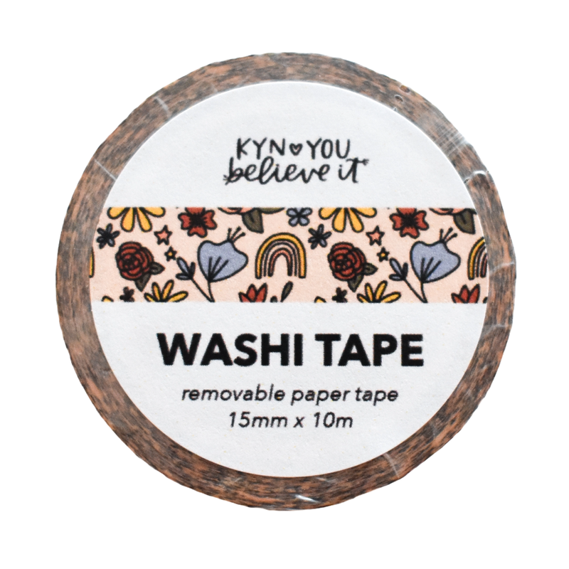 Kyn You Believe It - Whimsy Florals Washi Tape | Floral Print Washi