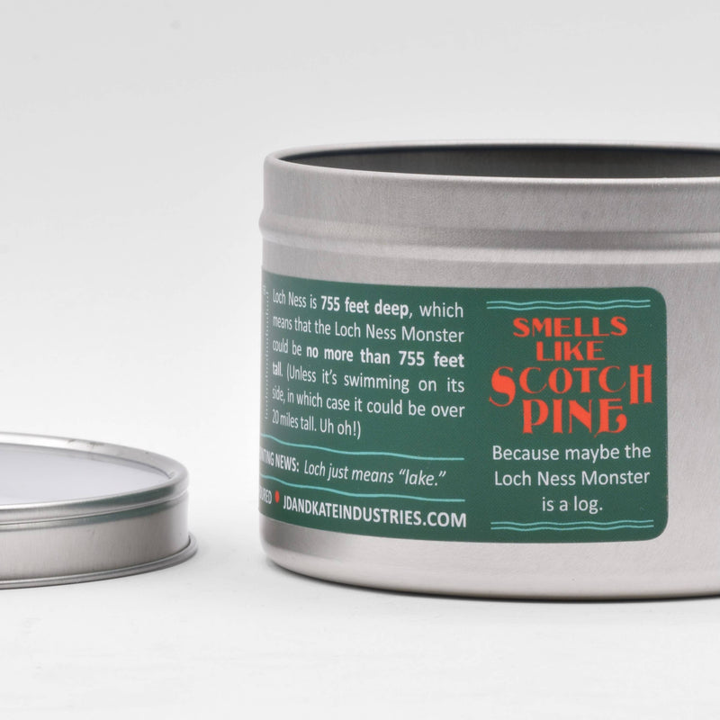JD and Kate Industries - Loch Ness Monster Scented Candle