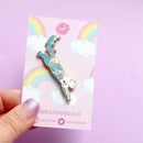 Glitter Punk - Sea Cat Enamel Pin