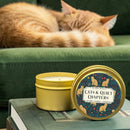 Fly Paper Products - Cats and Quiet Chapters 4oz Soy Candle Oat Milk + Turmeric