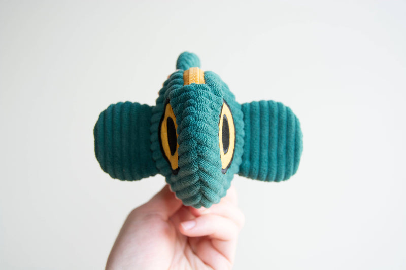 Curlworks - The Fish Pouch - Coral / Dark Green
