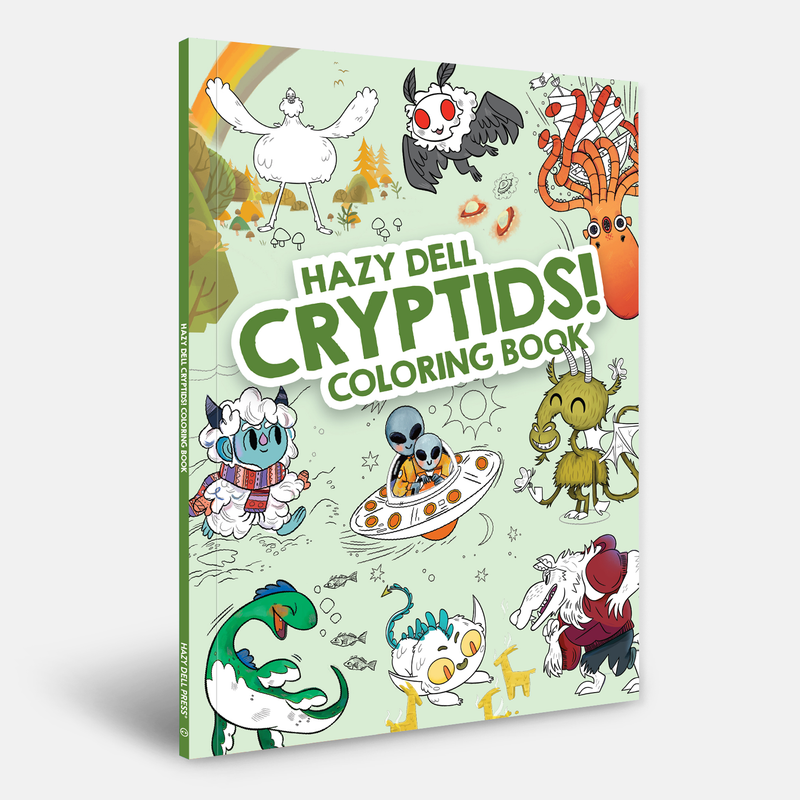Hazy Dell Press - Hazy Dell Cryptids! Coloring Book
