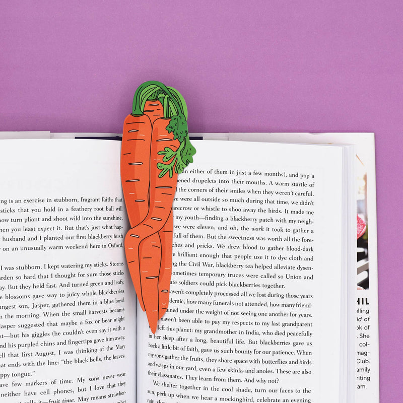 Humdrum Paper - Bunch of Carrots Bookmark (it's die cut!)