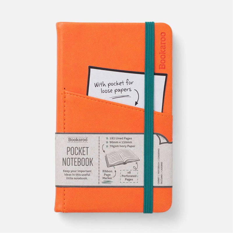 if USA - Bookaroo A6 Pocket Notebook: Navy Blue