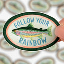 1canoe2 | One Canoe Two Paper Co. - Follow Your Rainbow Decal Sticker