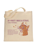 Frog & Toad Press - At First I Was a Stray (Cat) Tote