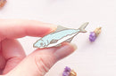 Alum and Ink - Alarmed Fish Enamel Pin