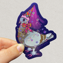 Soy Moss Art - Princess Pigeon Glitter Sticker