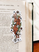 Fablewood Goods - Spring Hare | Waterproof Vinyl Sticker | 4"