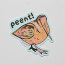 Microbiome Arts - Woodcock PEENT 3” Sticker