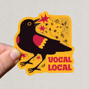 Soy Moss Art - Vocal Local Red-winged Blackbird Sticker