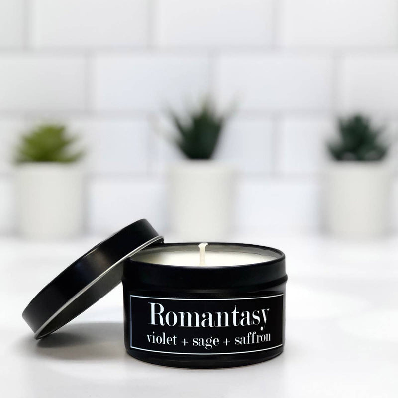 Fly Paper Products - Romantasy 4oz Candle Violet + Sage + Saffron