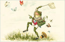 Found Image Press - Postcard IS-48 Frog Lepidopterist