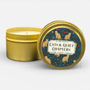 Fly Paper Products - Cats and Quiet Chapters 4oz Soy Candle Oat Milk + Turmeric