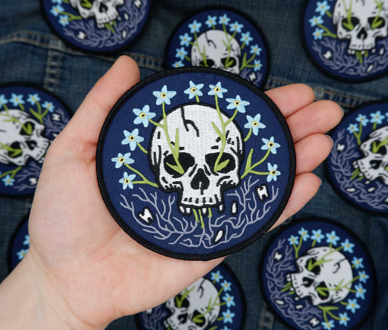 Cat Coven - Forget Me Not - Embroidered Patch