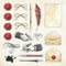 Peter Pauper Press - Bibliophilia Ephemera Sticker Book