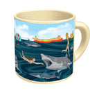Unemployed Philosophers Guild - Shark! Heat-Changing Coffee Mug