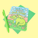 Turtle's Soup - Best Dad Alligator | Father's Day | Card with Envelope