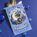 Thousand Skies - Enamel Pin - Deep Sky and a Black Cat