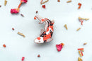 Alum and Ink - Doitsu Sanke Koi Enamel Pin: Rubber Pin Back