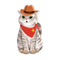 Grey Street Paper - Western Cat Die-Cut Bookmark