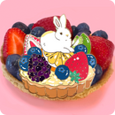 The Crowned Rabbit - Fruit Tart Rabbit Enamel Pin