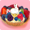 The Crowned Rabbit - Fruit Tart Rabbit Enamel Pin