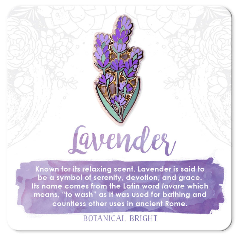 Botanical Bright - Lavender Enamel Pin
