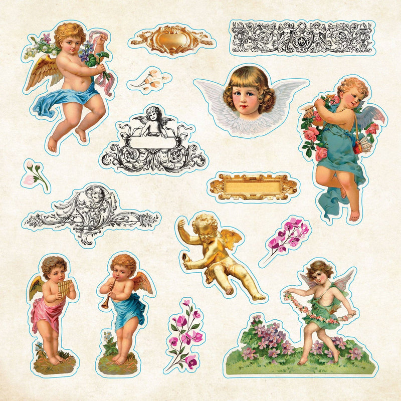 Peter Pauper Press - Bibliophilia Ephemera Sticker Book