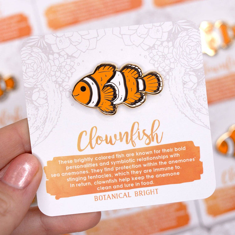 Botanical Bright - Clown Fish Enamel Pin