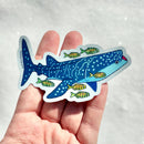 Microbiome Arts - Whale Shark Holo Sticker
