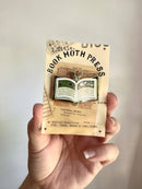 Shelley Couvillion - Book Moth - Enamel Pin