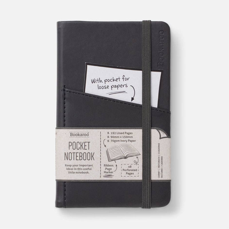 if USA - Bookaroo A6 Pocket Notebook: Navy Blue