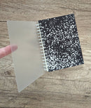 Sadsquatch - Composition Notebook - Reusable Sticker Book - 50 Pages