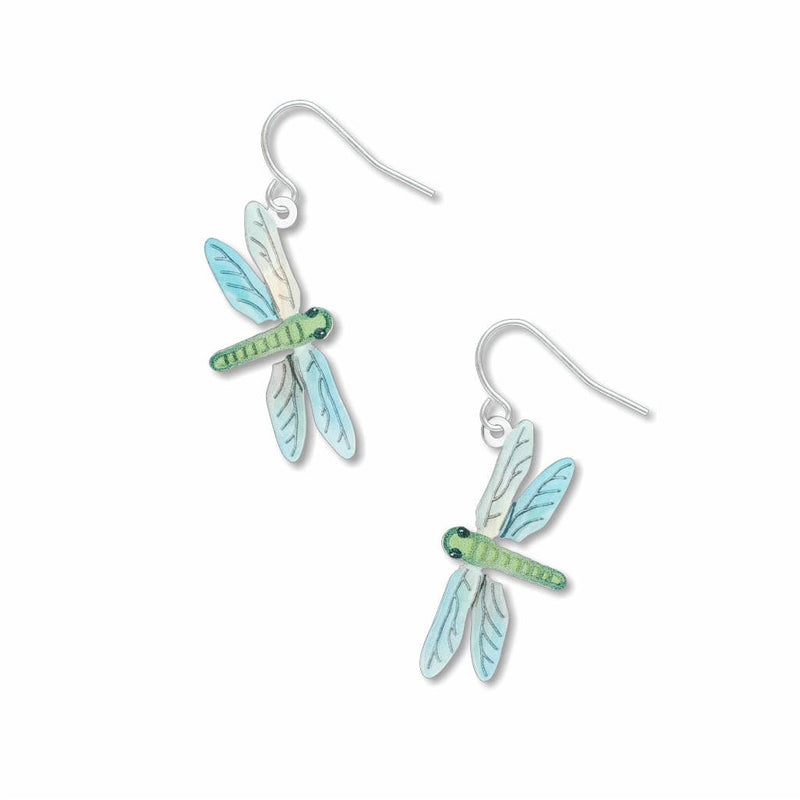 David Howell and Company - Dragonfly Earrings, Green