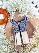 Meaggie Moos - 3D Spooky Spiderweb Butterfly Wings Die-Cut Bookmark