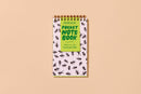 And Here We Are - Ants Letterpress Pocket-size Spiral Notebook - Made in USA - Insects, Bugs, Gardening - Stocking stuffer, Holiday, Gift Guide