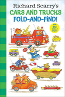 Richard Scarry's Cars and Trucks Fold-and-Find! (Richard Scarry's Busy World) cover image