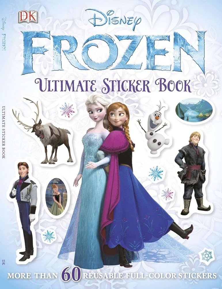 Ultimate Sticker Book: Frozen: More Than 60 Reusable Full-Color Stickers cover image